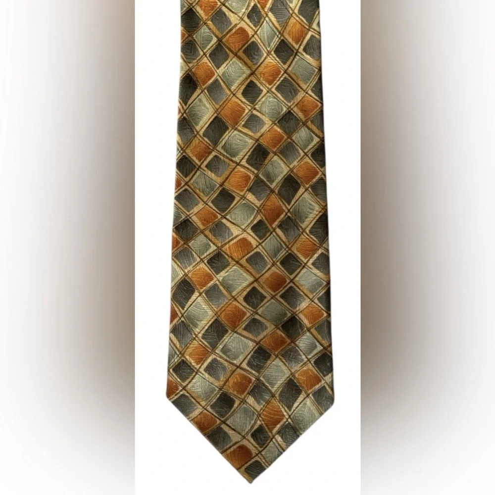 Vintage Jerry Garcia silk necktie Facets II series,‎ Collection Forty‑Two.